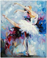 Load image into Gallery viewer, Ballet Dancer Hand Painted Oil Painting / Canvas Wall Art UK HD08450
