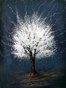 Tree Hand Painted Oil Painting / Canvas Wall Art UK HD08452