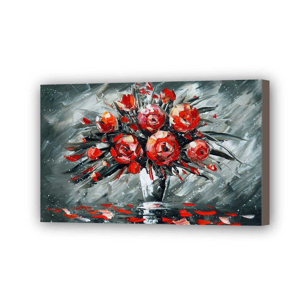 Flower Hand Painted Oil Painting / Canvas Wall Art HD08454