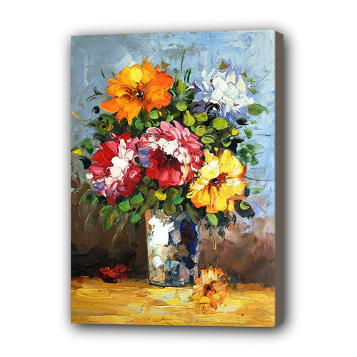 Flower Hand Painted Oil Painting / Canvas Wall Art UK HD08455