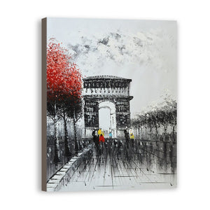 Street Hand Painted Oil Painting / Canvas Wall Art UK HD08457