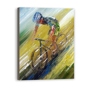 Man Hand Painted Oil Painting / Canvas Wall Art UK HD08465