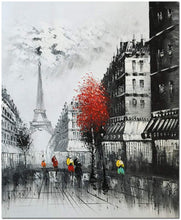 Load image into Gallery viewer, Eiffel Tower Hand Painted Oil Painting / Canvas Wall Art UK HD08468
