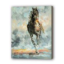 Load image into Gallery viewer, Horse Hand Painted Oil Painting / Canvas Wall Art UK HD08469
