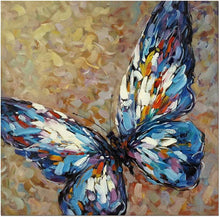 Load image into Gallery viewer, Butterfly Hand Painted Oil Painting / Canvas Wall Art UK HD08472

