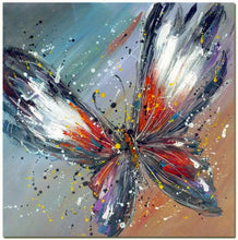 Load image into Gallery viewer, Butterfly Hand Painted Oil Painting / Canvas Wall Art UK HD08474
