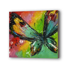 Load image into Gallery viewer, Butterfly Hand Painted Oil Painting / Canvas Wall Art UK HD08475
