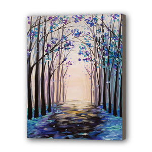 Tree Hand Painted Oil Painting / Canvas Wall Art UK HD08480