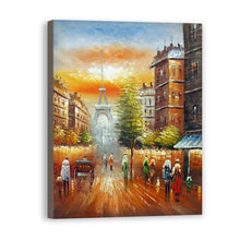 Load image into Gallery viewer, Eiffel Tower Hand Painted Oil Painting / Canvas Wall Art UK HD08484

