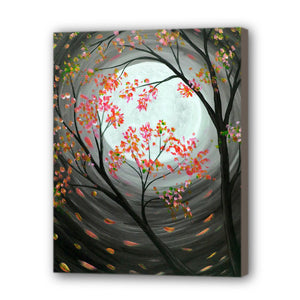 Tree Hand Painted Oil Painting / Canvas Wall Art UK HD08497