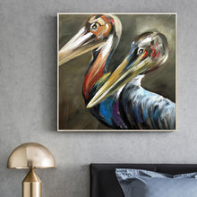 Load image into Gallery viewer, Bird Hand Painted Oil Painting / Canvas Wall Art HD08507

