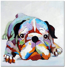 Load image into Gallery viewer, Dog Hand Painted Oil Painting / Canvas Wall Art UK HD08508
