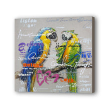 Load image into Gallery viewer, Parrot Hand Painted Oil Painting / Canvas Wall Art UK HD08523
