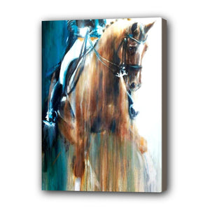 Horse Hand Painted Oil Painting / Canvas Wall Art UK HD08525