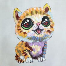 Load image into Gallery viewer, Cat Hand Painted Oil Painting / Canvas Wall Art UK HD08527

