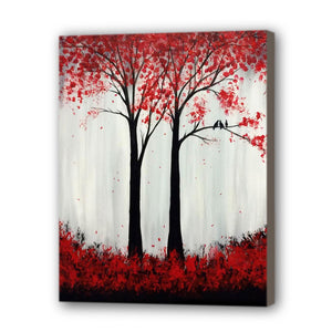Tree Hand Painted Oil Painting / Canvas Wall Art UK HD08533