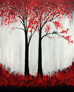 Tree Hand Painted Oil Painting / Canvas Wall Art UK HD08533
