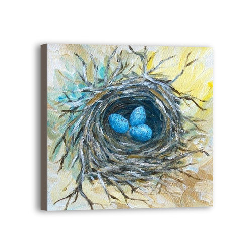 Bird Nest Hand Painted Oil Painting / Canvas Wall Art UK HD08537
