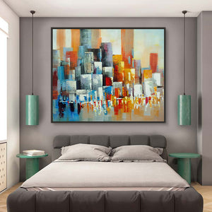 Abstract Hand Painted Oil Painting / Canvas Wall Art HD08555