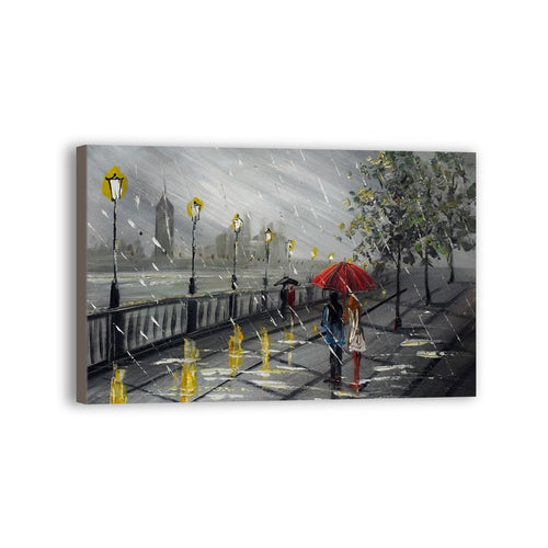 Street Hand Painted Oil Painting / Canvas Wall Art UK HD08559