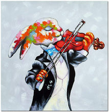 Load image into Gallery viewer, Rabbit Hand Painted Oil Painting / Canvas Wall Art UK HD08567

