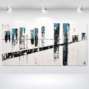 Abstract Hand Painted Oil Painting / Canvas Wall Art UK HD08578