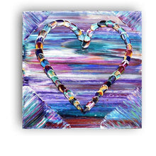 Load image into Gallery viewer, Heart Hand Painted Oil Painting / Canvas Wall Art UK HD08587
