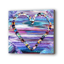 Load image into Gallery viewer, Heart Hand Painted Oil Painting / Canvas Wall Art HD08587

