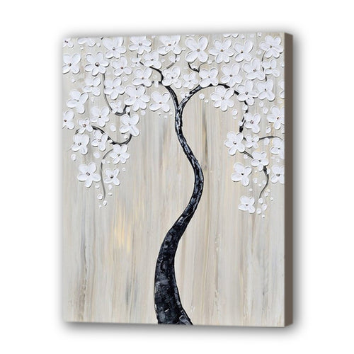 Tree Hand Painted Oil Painting / Canvas Wall Art UK HD08600