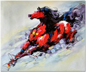 Horse Hand Painted Oil Painting / Canvas Wall Art UK HD08604