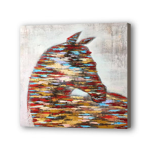 Horse Hand Painted Oil Painting / Canvas Wall Art UK HD08614