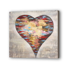 Load image into Gallery viewer, Heart Hand Painted Oil Painting / Canvas Wall Art HD08615
