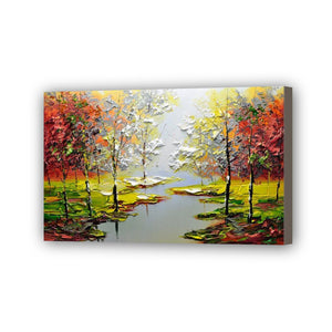 Forest Hand Painted Oil Painting / Canvas Wall Art UK HD08625