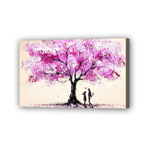 Tree Hand Painted Oil Painting / Canvas Wall Art HD08654