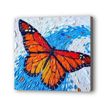 Load image into Gallery viewer, Butterfly Hand Painted Oil Painting / Canvas Wall Art UK HD08655
