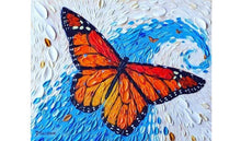 Load image into Gallery viewer, Butterfly Hand Painted Oil Painting / Canvas Wall Art UK HD08655
