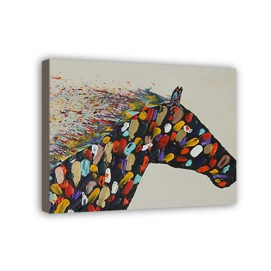 Horse Hand Painted Oil Painting / Canvas Wall Art HD08658