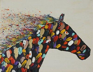 Horse Hand Painted Oil Painting / Canvas Wall Art UK HD08658
