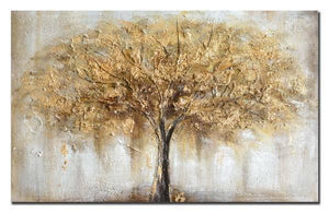 Tree Hand Painted Oil Painting / Canvas Wall Art UK HD08673