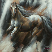 Load image into Gallery viewer, Horse Hand Painted Oil Painting / Canvas Wall Art UK HD09137
