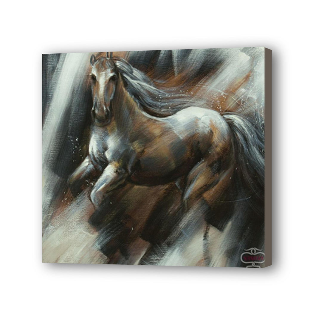 Horse Hand Painted Oil Painting / Canvas Wall Art UK HD09137