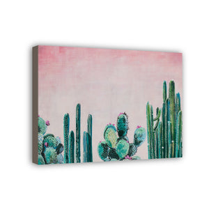 Cactus Hand Painted Oil Painting / Canvas Wall Art HD09139