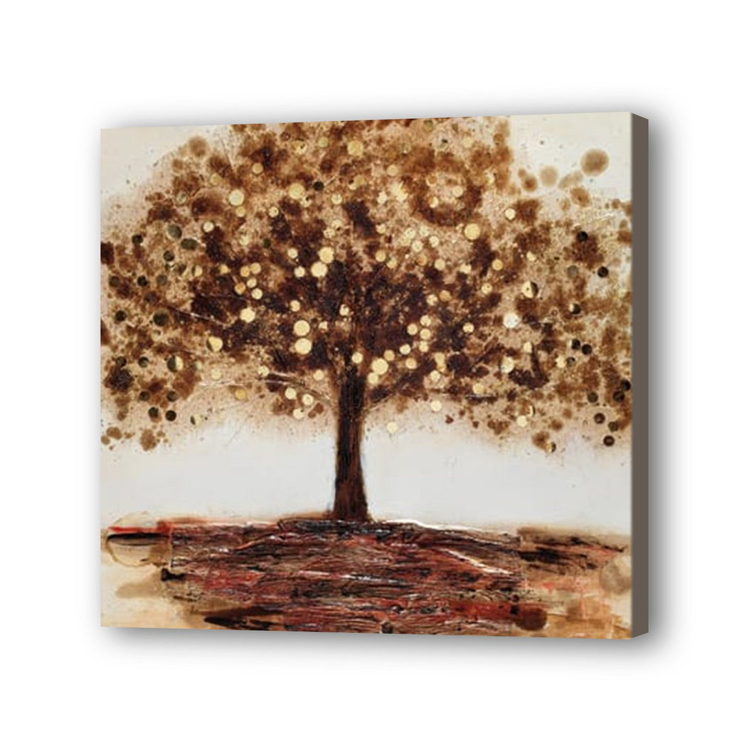 Tree Hand Painted Oil Painting / Canvas Wall Art UK HD09157