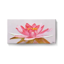 Load image into Gallery viewer, Lotus Hand Painted Oil Painting / Canvas Wall Art UK HD09185
