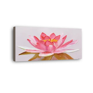 Lotus Hand Painted Oil Painting / Canvas Wall Art HD09185