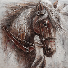 Load image into Gallery viewer, Horse Hand Painted Oil Painting / Canvas Wall Art UK HD09191
