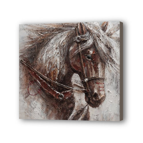 Horse Hand Painted Oil Painting / Canvas Wall Art UK HD09191