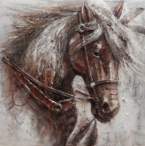 Horse Hand Painted Oil Painting / Canvas Wall Art UK HD09191