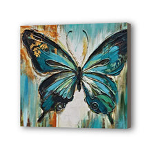 Load image into Gallery viewer, Butterfly Hand Painted Oil Painting / Canvas Wall Art UK HD09200
