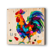 Load image into Gallery viewer, Rooster Hand Painted Oil Painting / Canvas Wall Art UK HD09226
